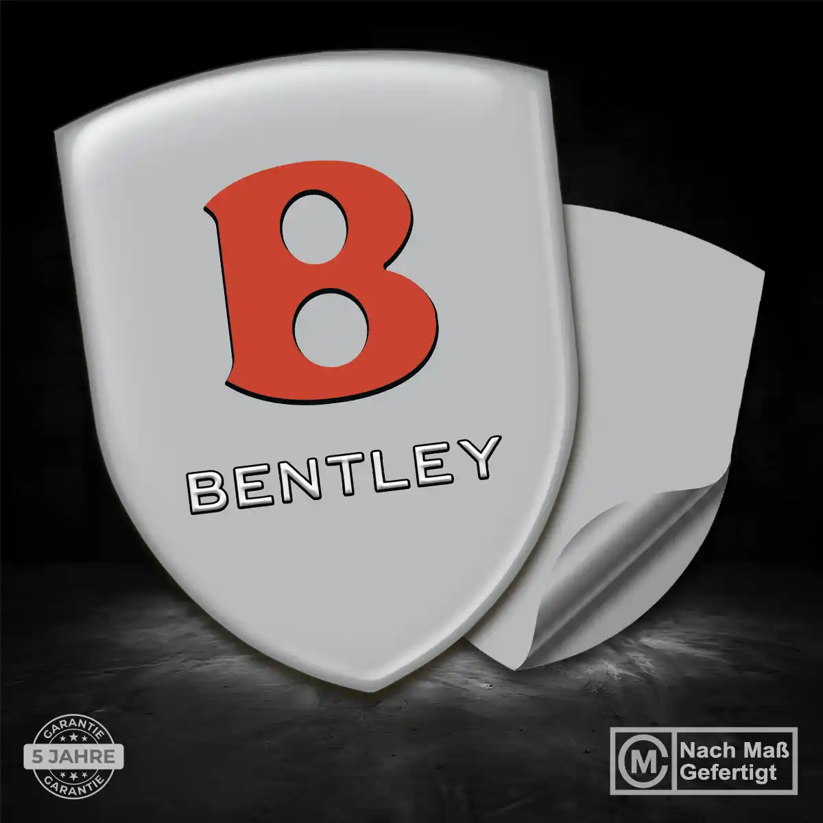 Bentley Wappen Aufkleber Emblem Interieurdesign