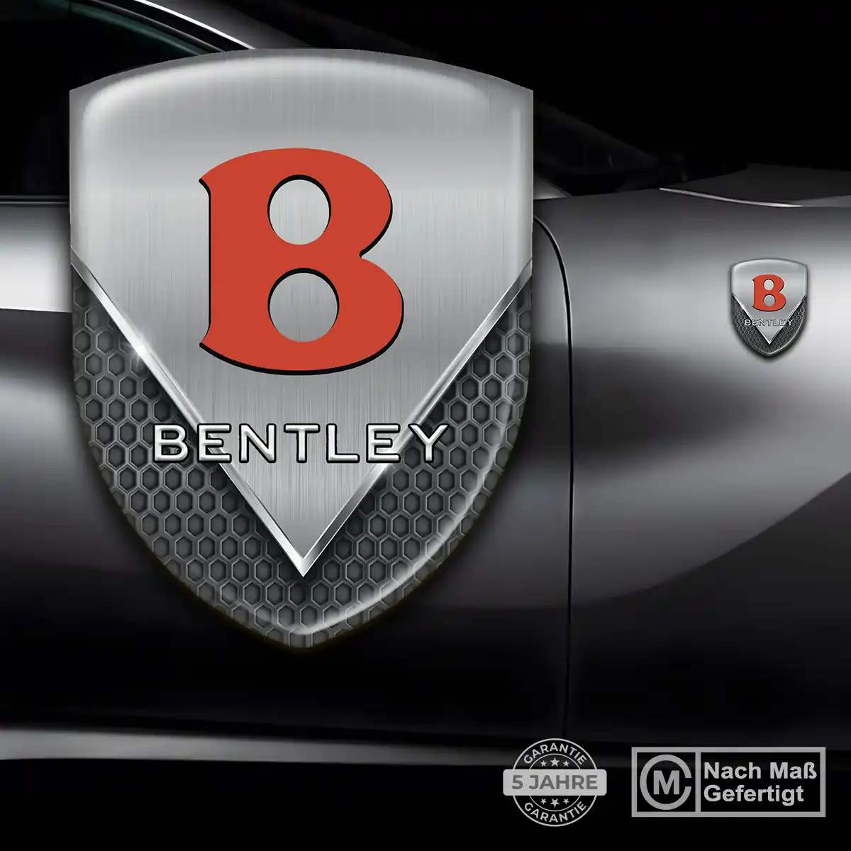 Bentley Wappen Aufkleber Emblem Premium-Edition