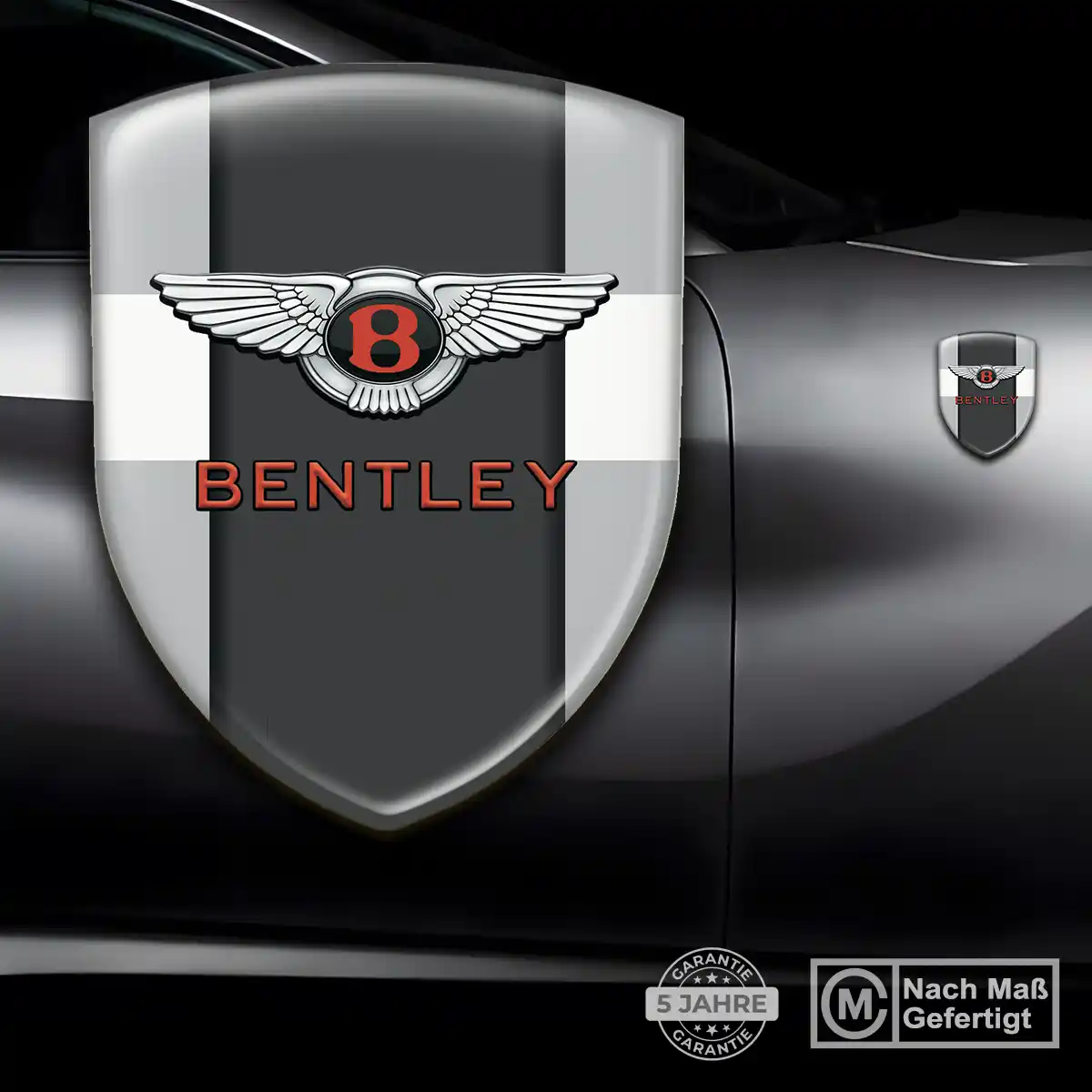 Bentley Wappen Aufkleber Emblem Tuningfahrzeug