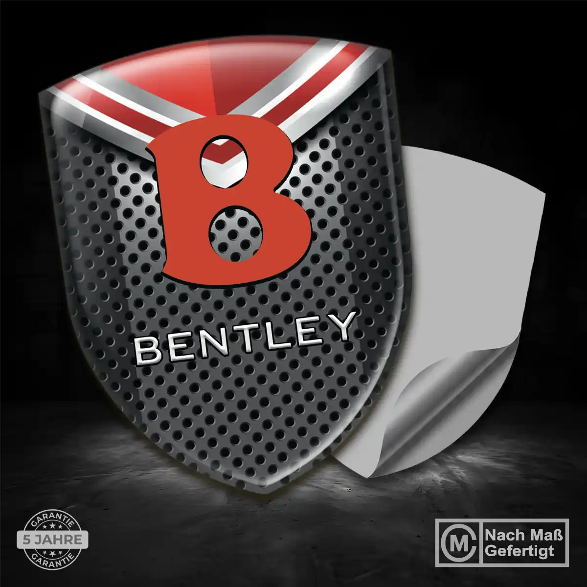 Bentley Wappen Aufkleber Höchste Qualität