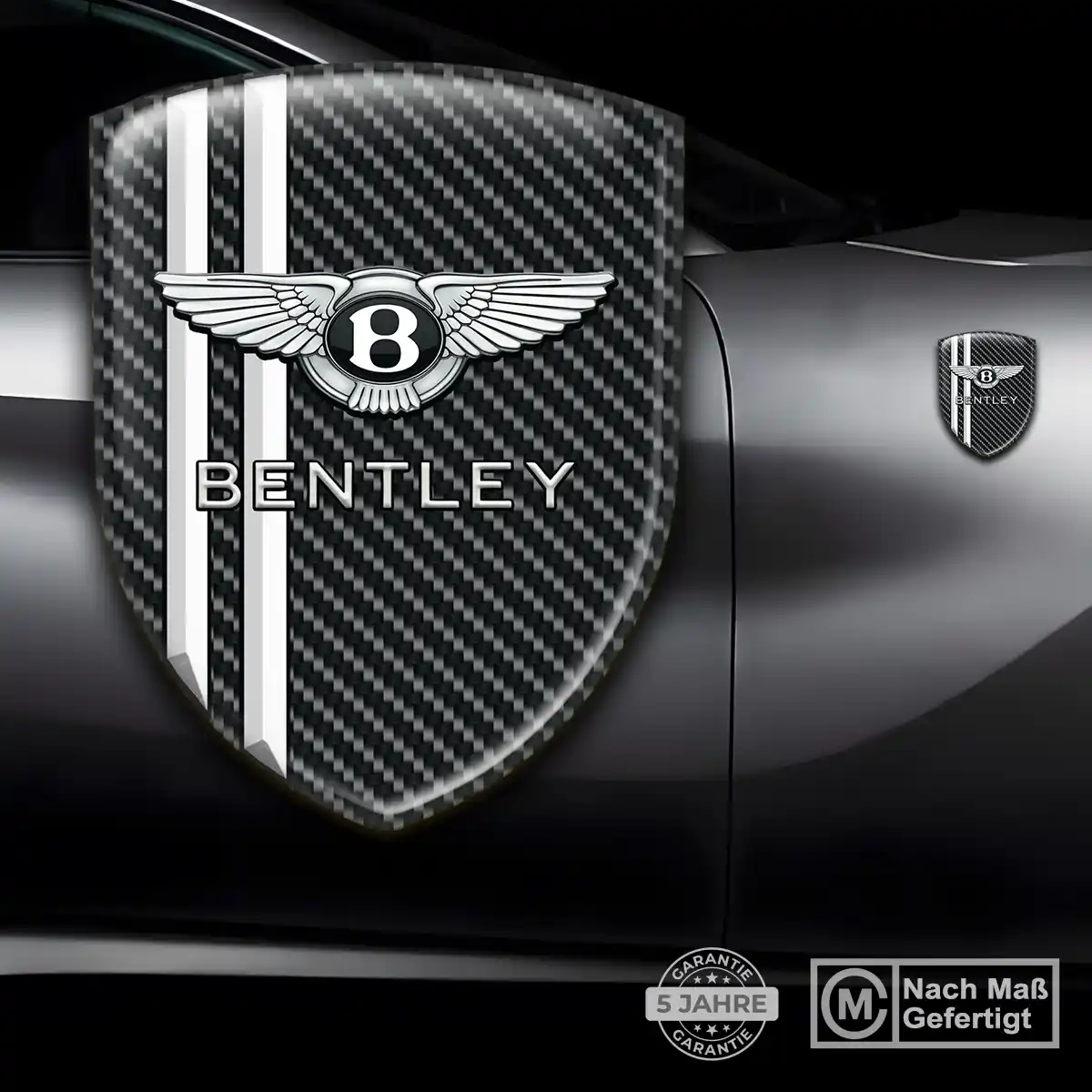 Bentley Wappen Aufkleber Luxus-Edition