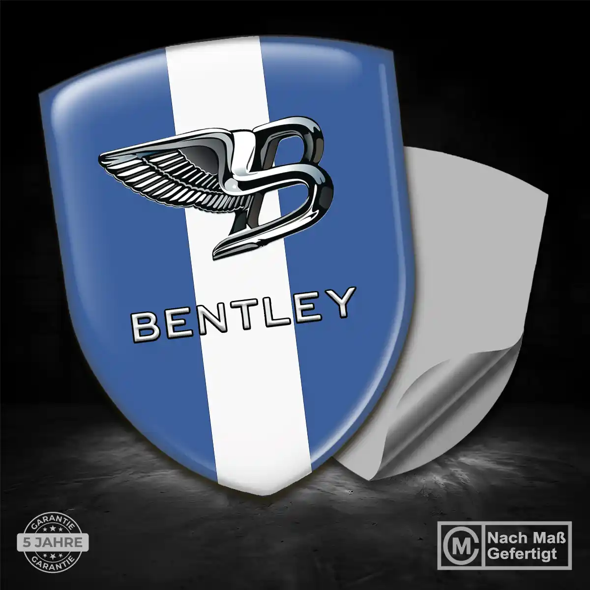 Bentley Wappen Aufkleber Tuningfahrzeug