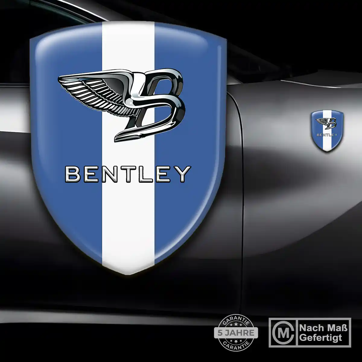Bentley Wappen Aufkleber Tuningfahrzeug