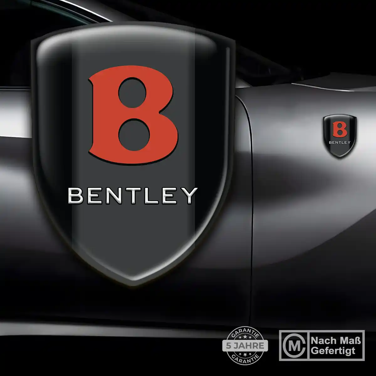 Bentley Wappen Emblem Aufkleber Ausdrucksstarkes Design