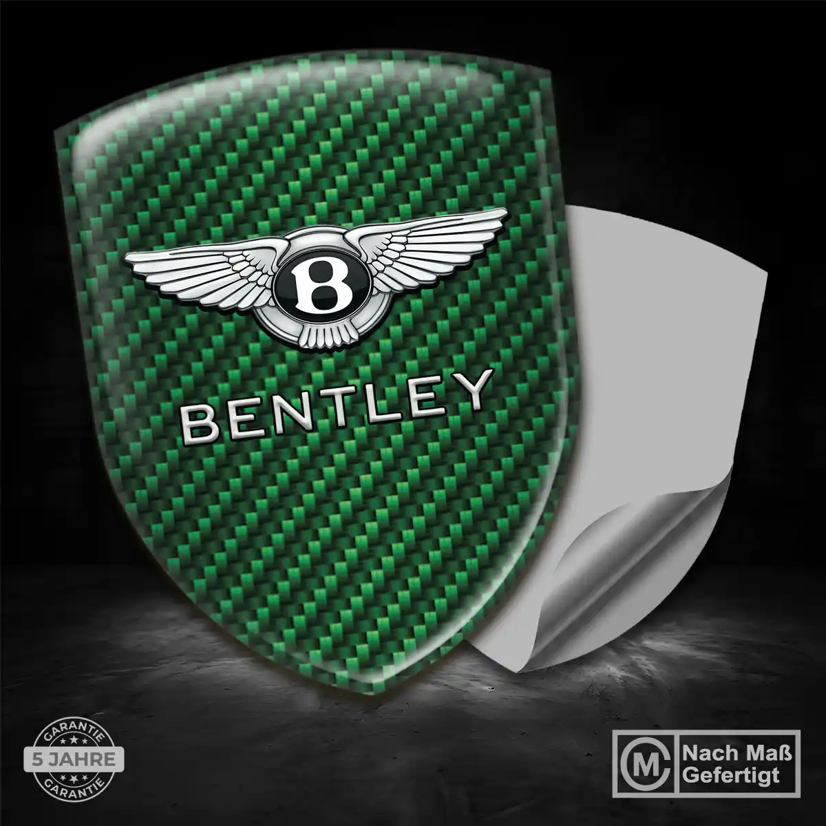 Bentley Wappen Emblem Aufkleber Auto Edles Design