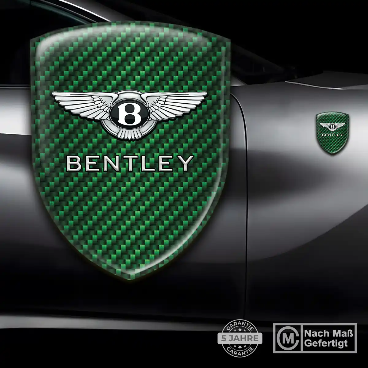 Bentley Wappen Emblem Aufkleber Auto Edles Design