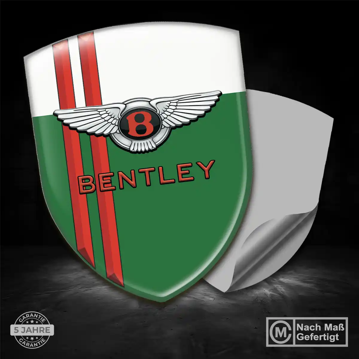 Bentley Wappen Emblem Aufkleber Auto Elegantes Design