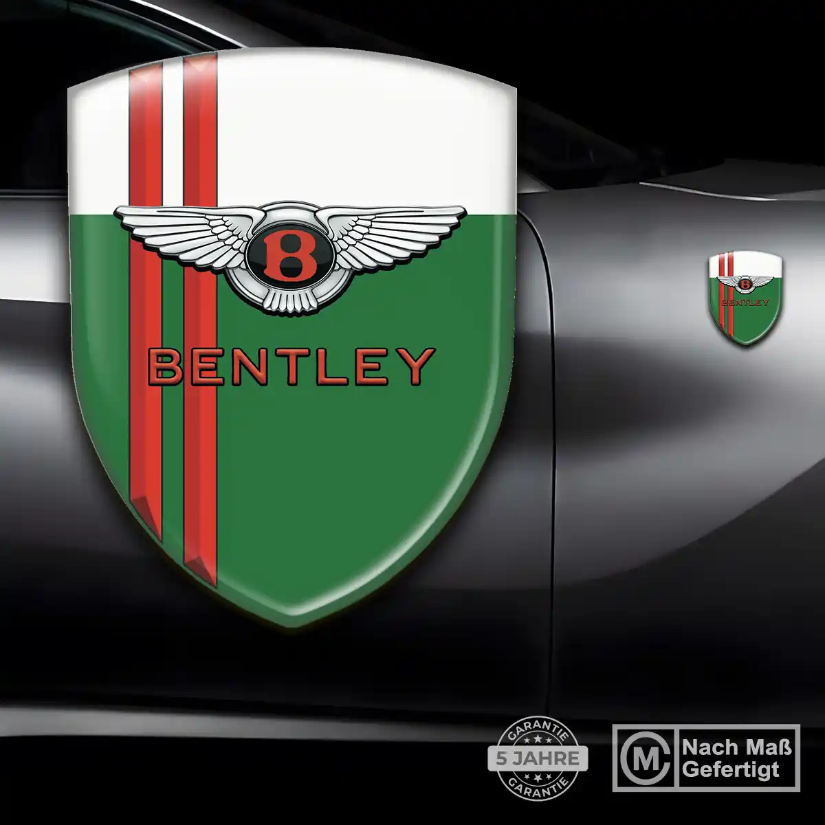 Bentley Wappen Emblem Aufkleber Auto Elegantes Design