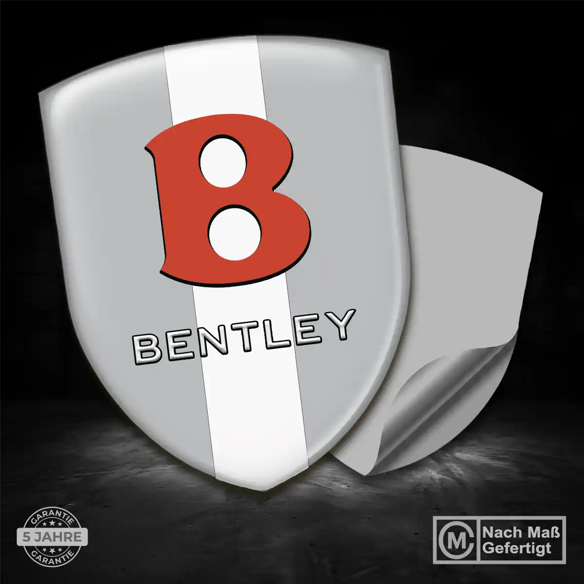 Bentley Wappen Emblem Aufkleber Auto Hochwertiges Harz