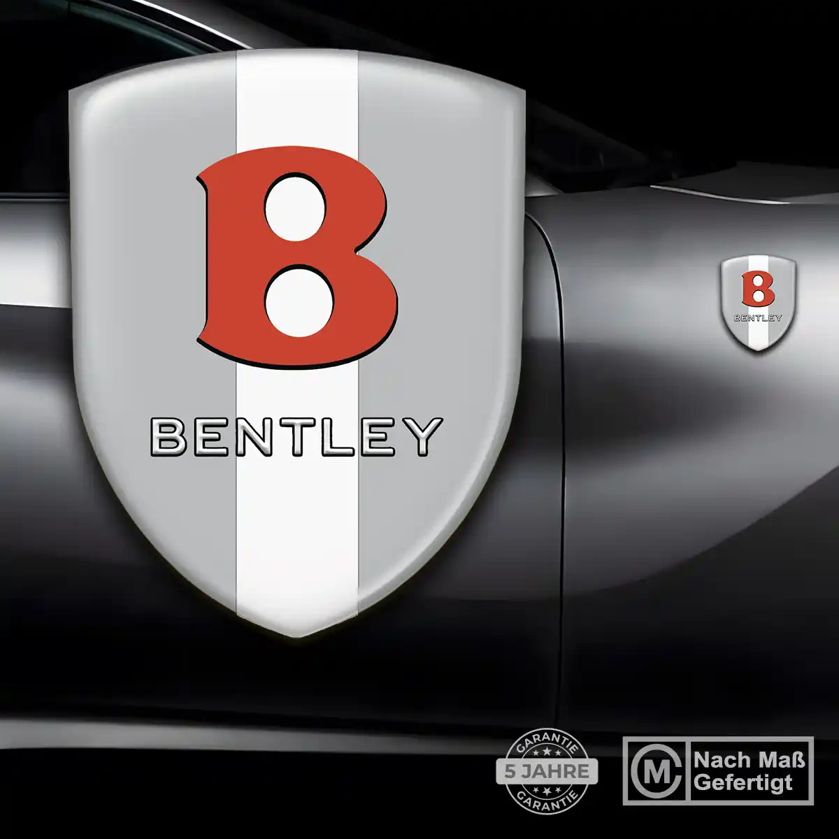 Bentley Wappen Emblem Aufkleber Auto Hochwertiges Harz