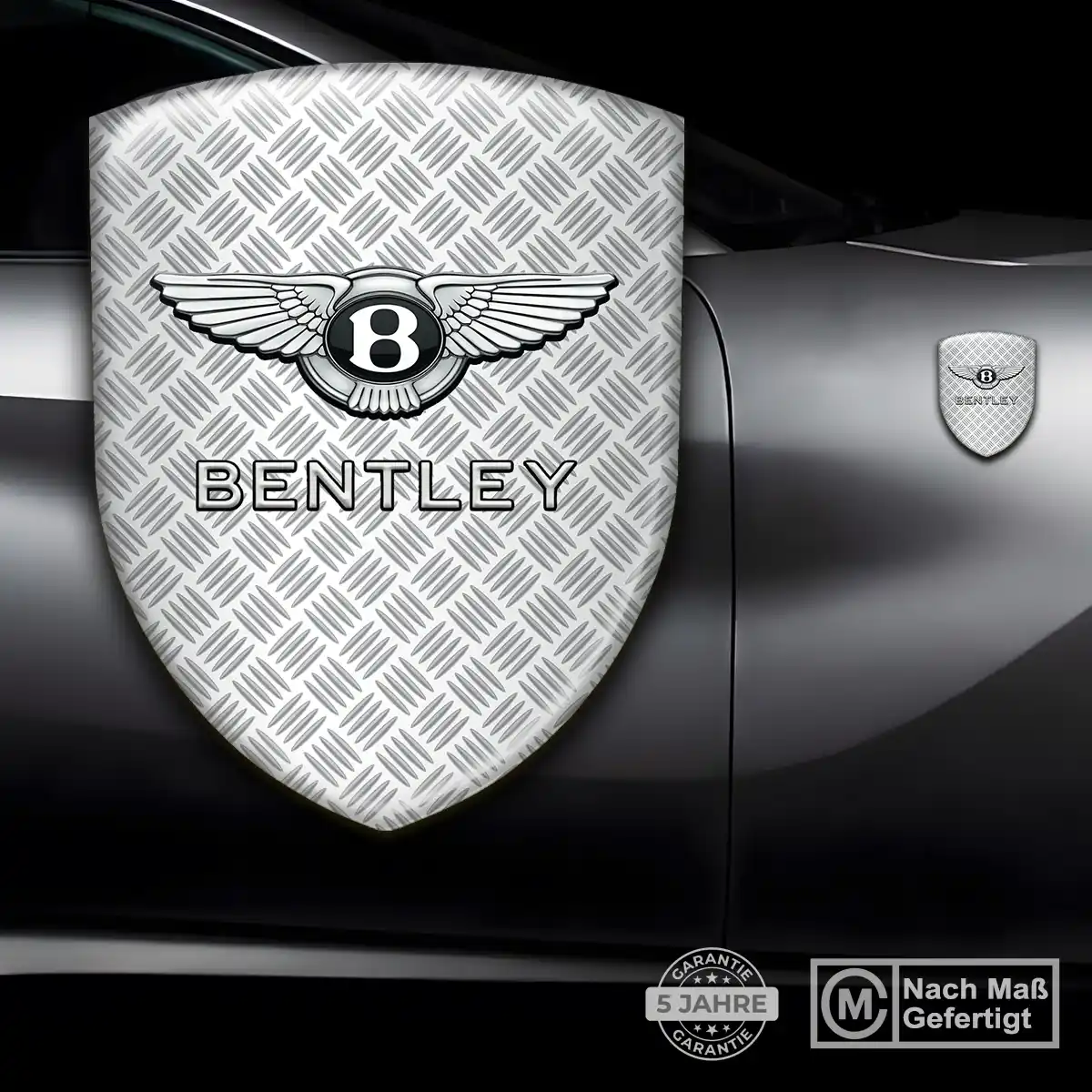 Bentley Wappen Emblem Aufkleber Auto Interieurdesign