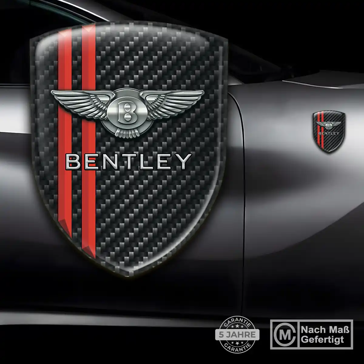 Bentley Wappen Emblem Aufkleber Auto Markenedition