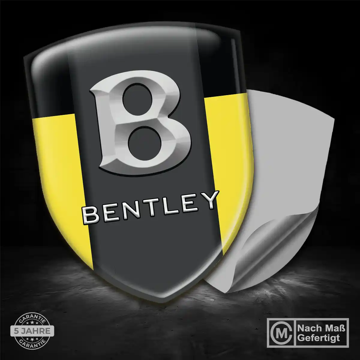 Bentley Wappen Emblem Aufkleber Auto Premium-Edition