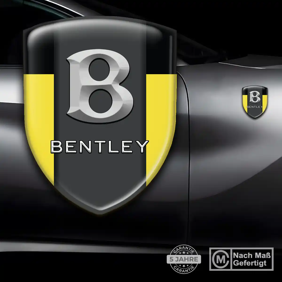 Bentley Wappen Emblem Aufkleber Auto Premium-Edition