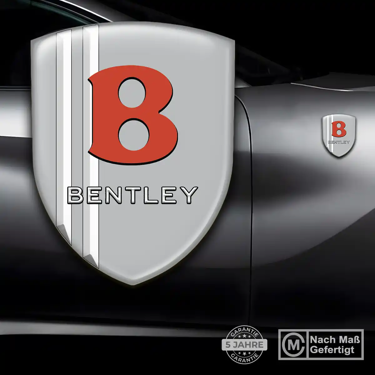 Bentley Wappen Emblem Aufkleber Auto Tuningfahrzeug