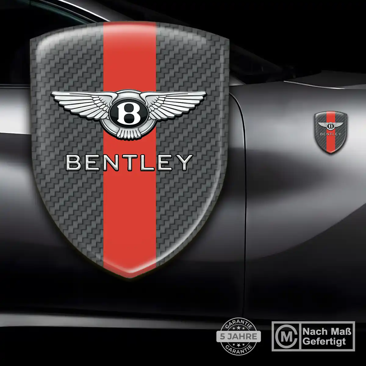 Bentley Wappen Emblem Aufkleber Überzeugende Qualität