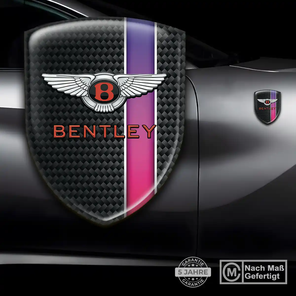 Bentley Wappen Emblem Aufkleber Edles Design