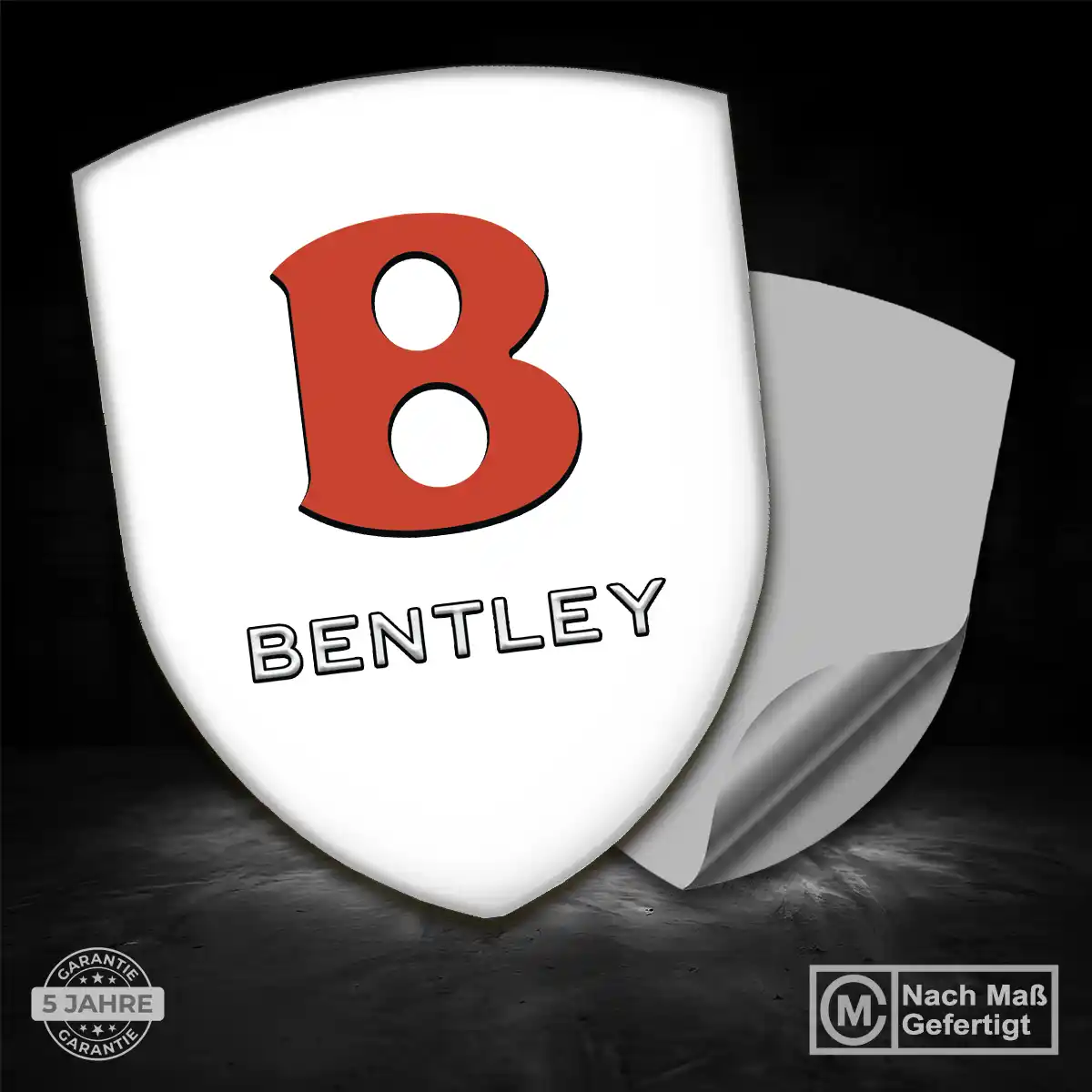Bentley Wappen Emblem Aufkleber Höchste Qualität