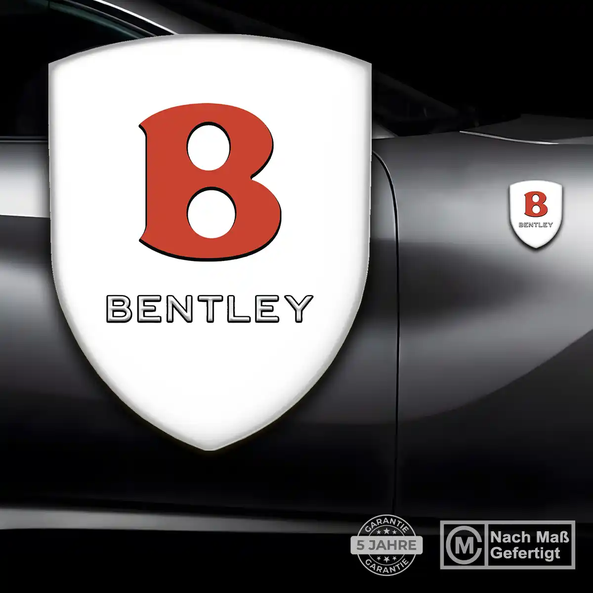 Bentley Wappen Emblem Aufkleber Höchste Qualität