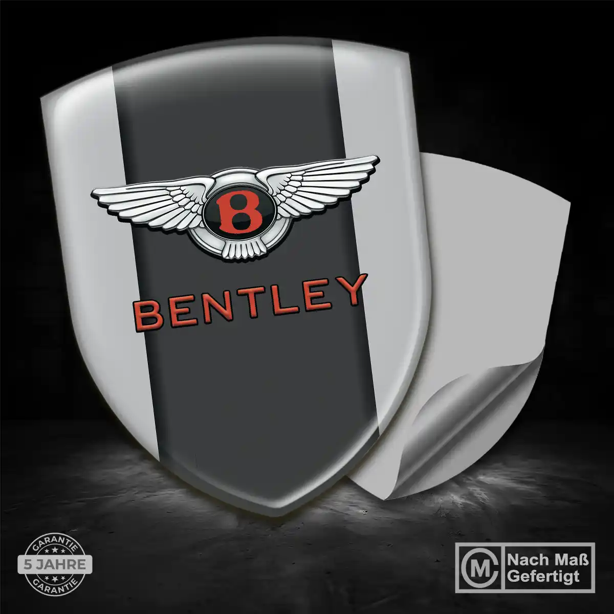 Bentley Wappen Emblem Aufkleber Modernes Design