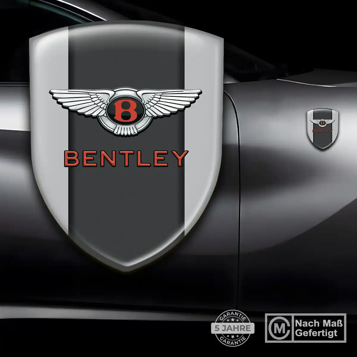 Bentley Wappen Emblem Aufkleber Modernes Design