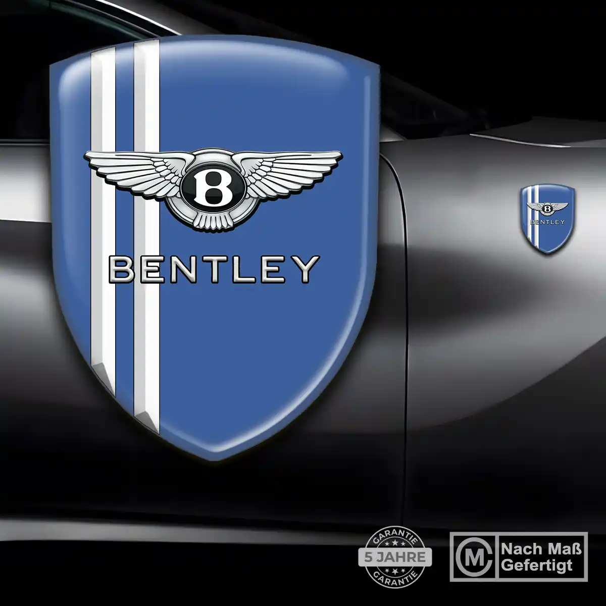 Bentley Wappen Emblem Aufkleber Premiumqualität