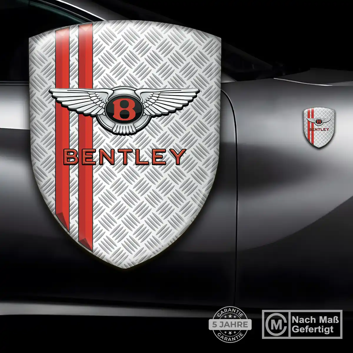 Bentley Wappen Emblem Aufkleber Tuningfahrzeug