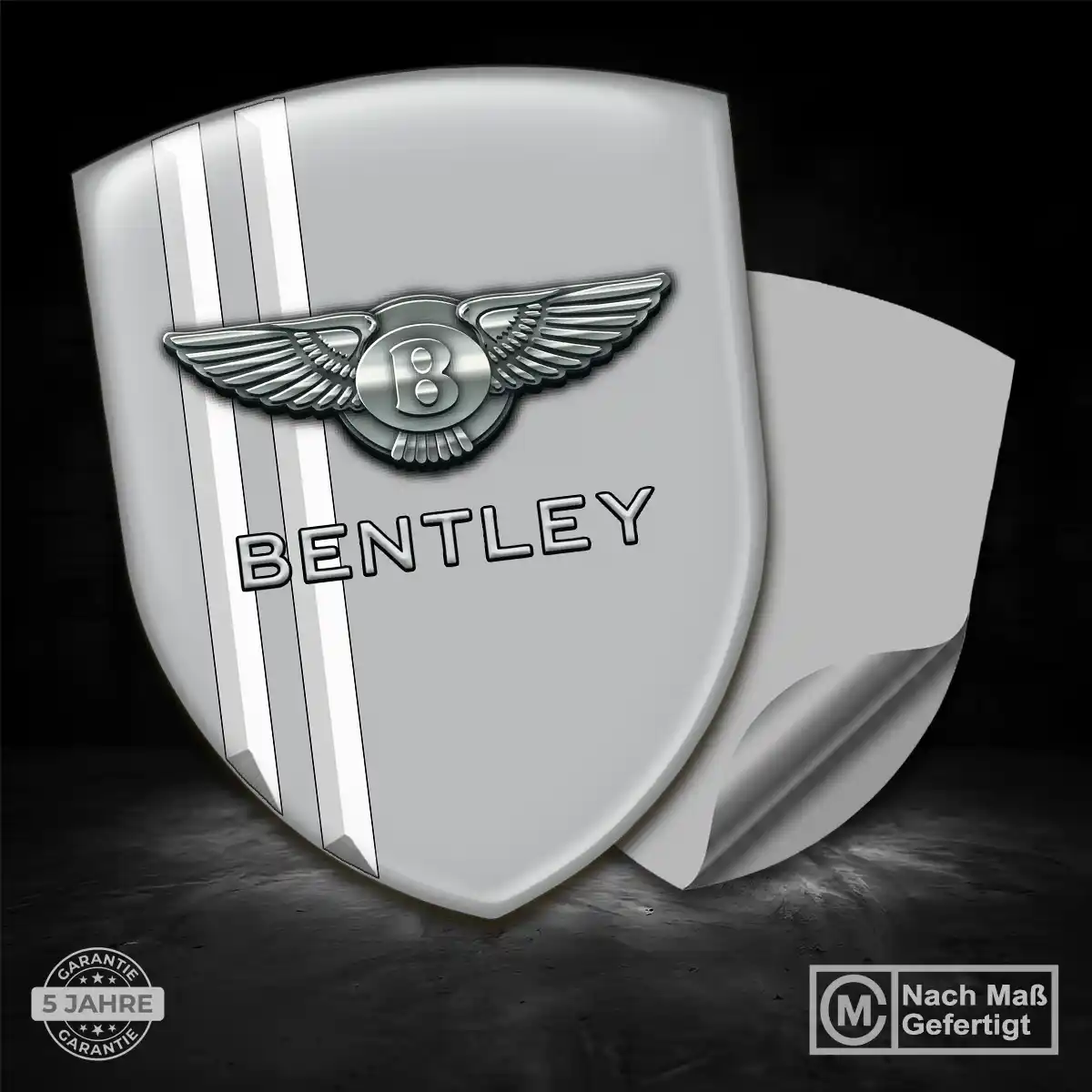 Bentley Wappen Emblem Auto Ausdrucksstarkes Design