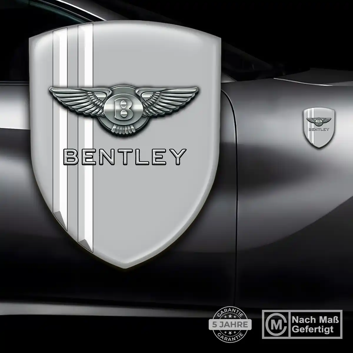Bentley Wappen Emblem Auto Ausdrucksstarkes Design