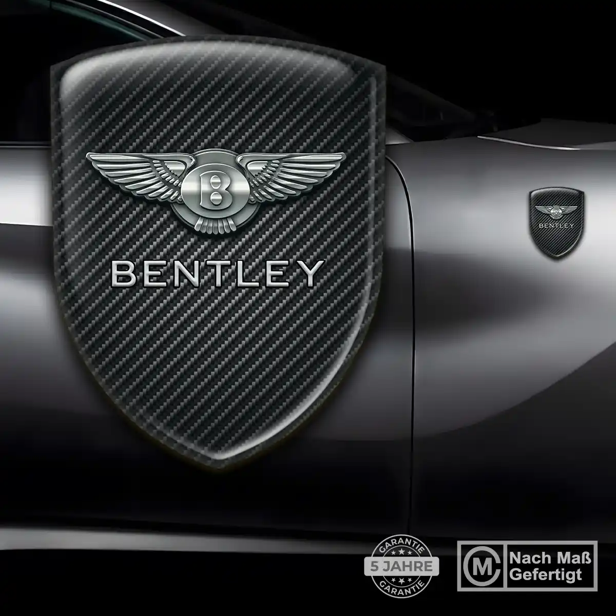 Bentley Wappen Emblem Auto Exterieurdesign