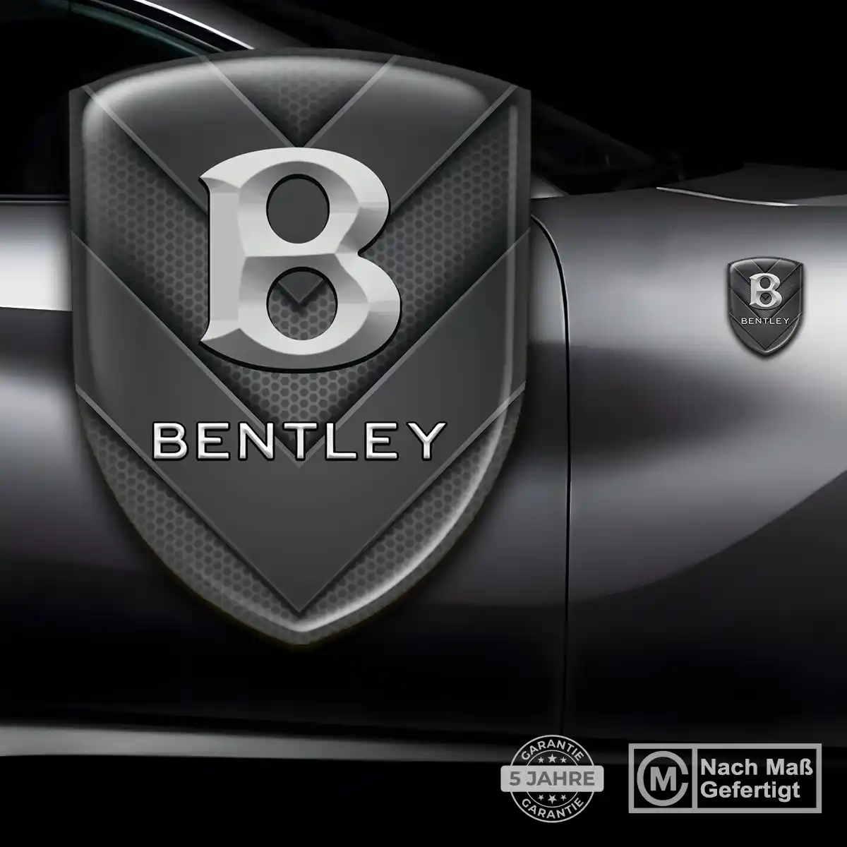 Bentley Wappen Emblem Auto Tuningfahrzeug