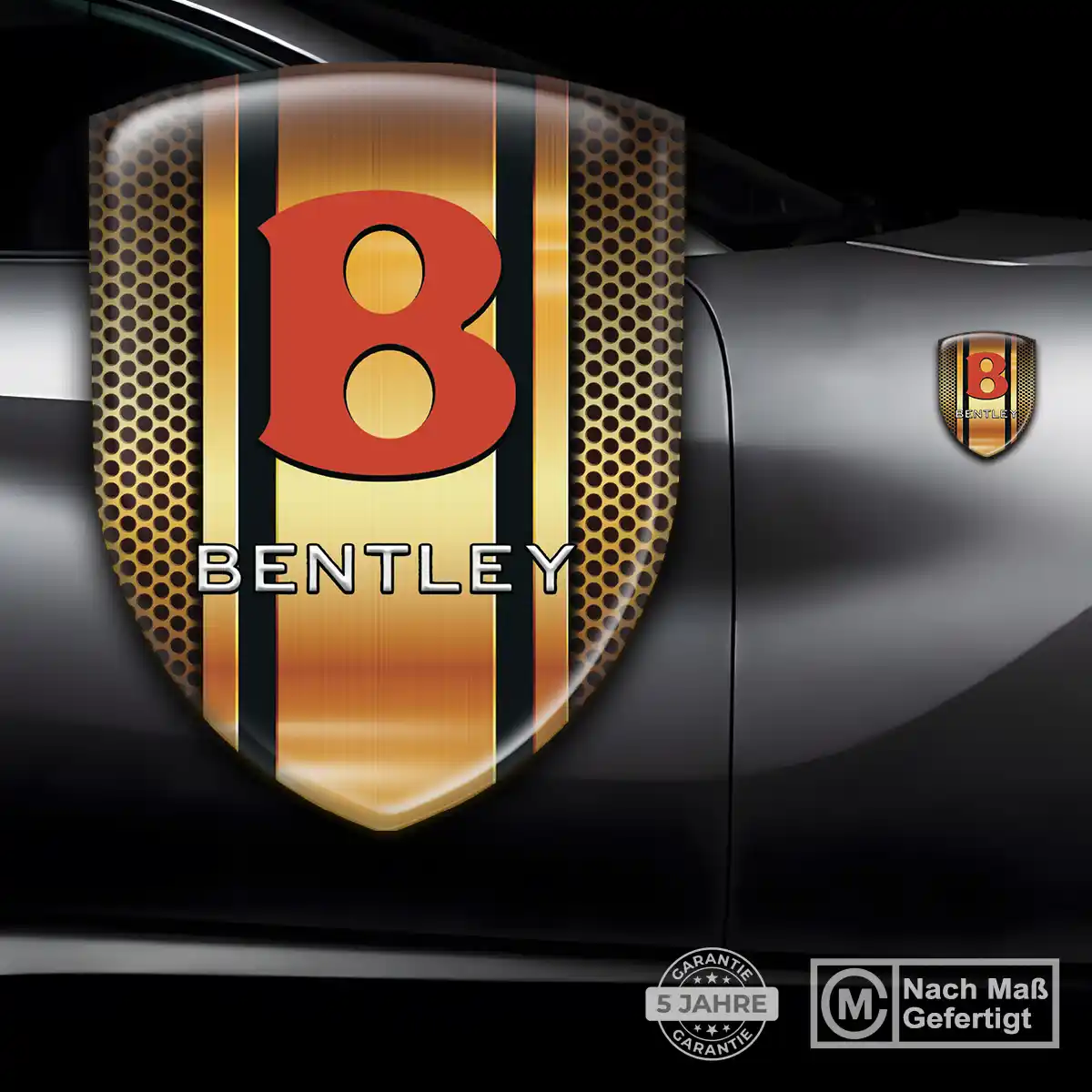 Bentley Wappen Emblem Exterieurdesign
