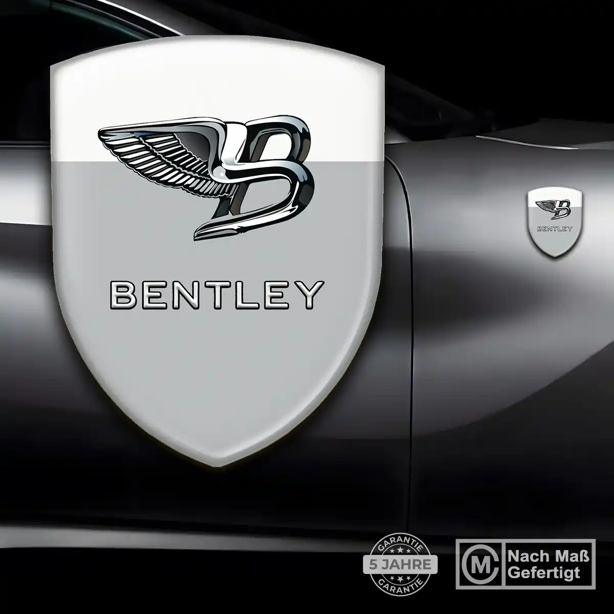 Bentley Wappen Emblem Tuningfahrzeug