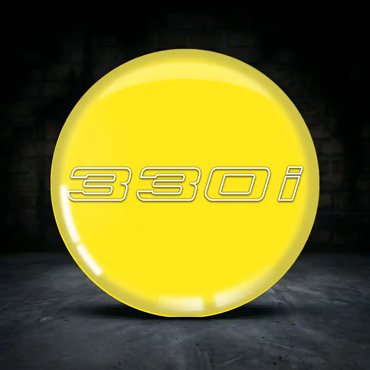 BMW 330i Aufkleber 3D Gel Stilvolles Design