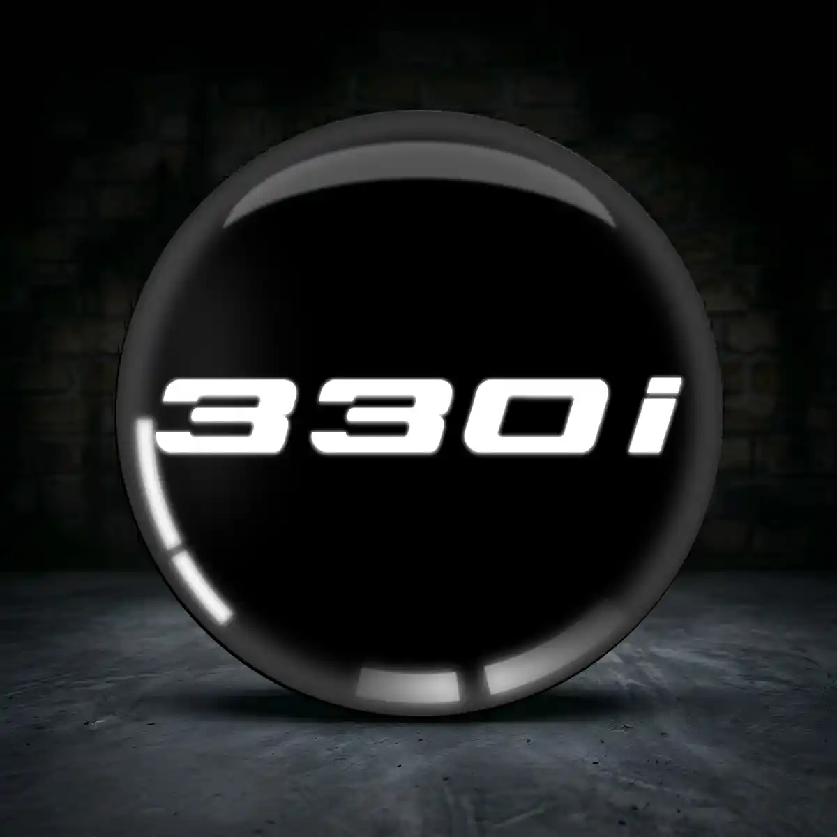 BMW 330i Aufkleber Radmitte Stilvolles Design