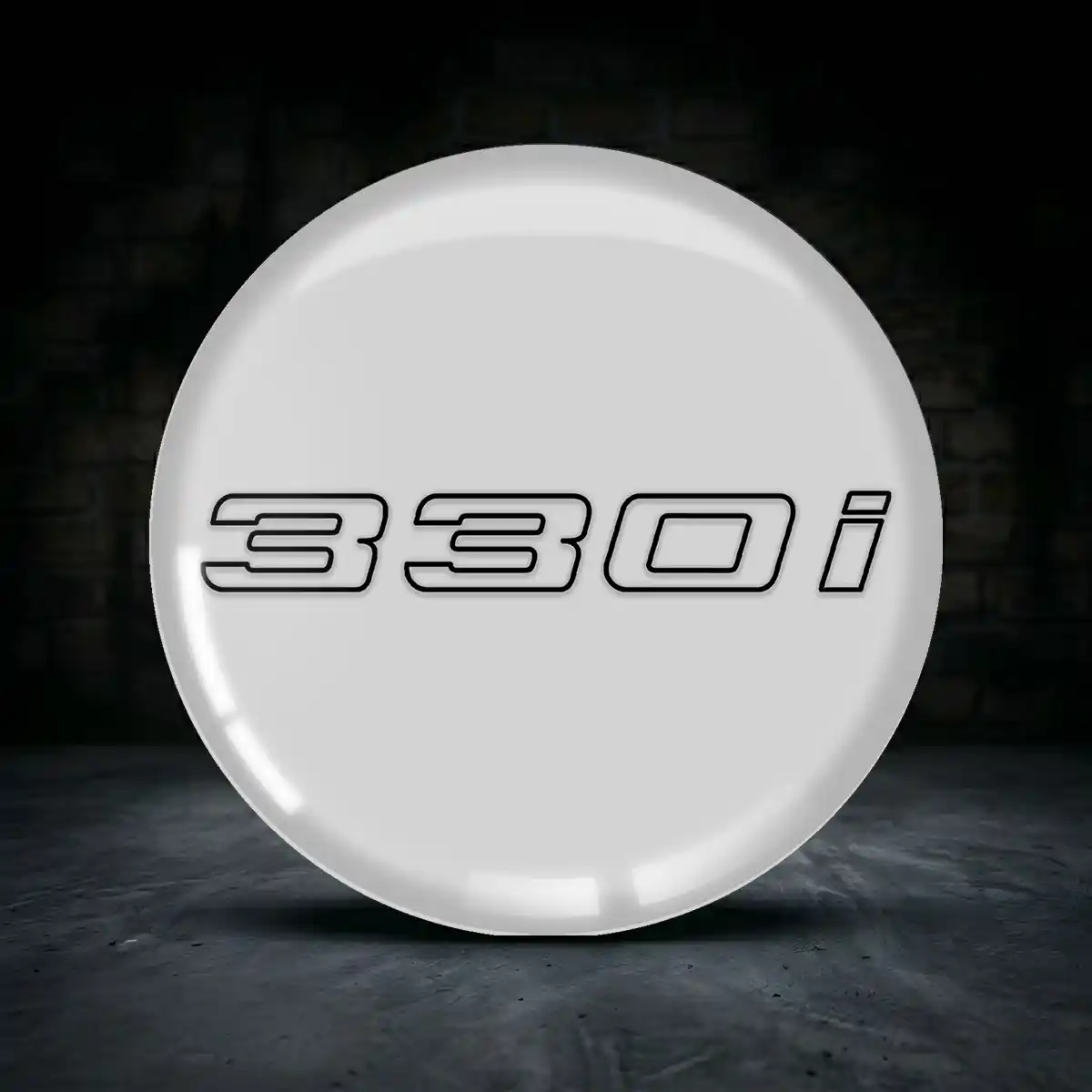 BMW 330i Radkappen Aufkleber Stilvolles Design