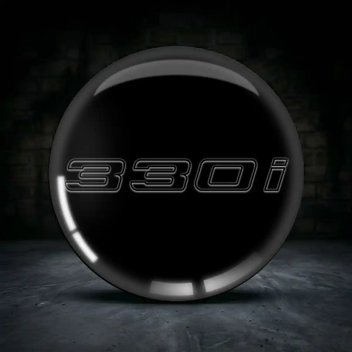 BMW 330i Silikon Aufkleber Embleme Stilvolles Design