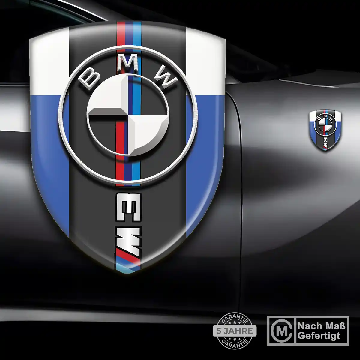 BMW 3D Gel Aufkleber Auto Stilvolles Design
