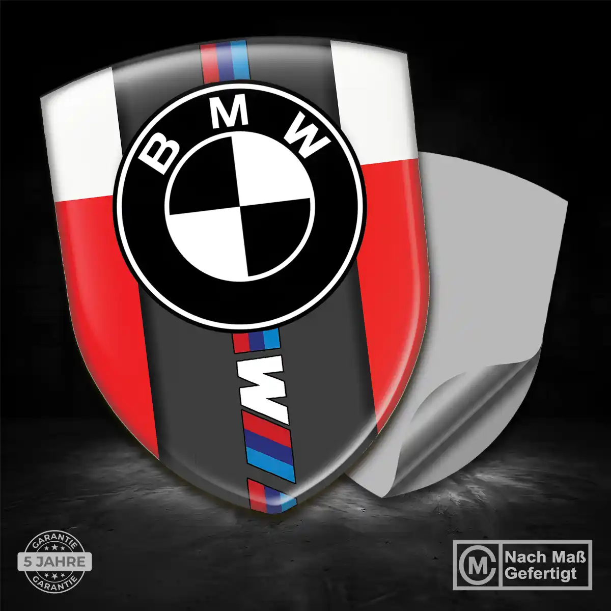 BMW 3D Gel Aufkleber Emblem Auto Hochwertiges Harz