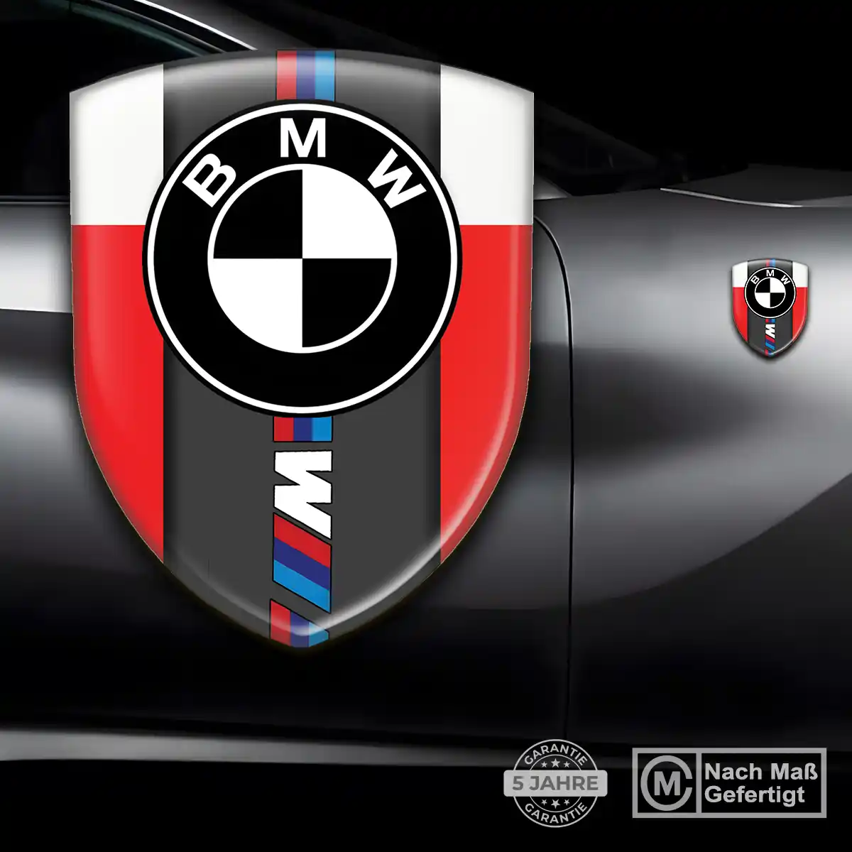 BMW 3D Gel Aufkleber Emblem Auto Hochwertiges Harz