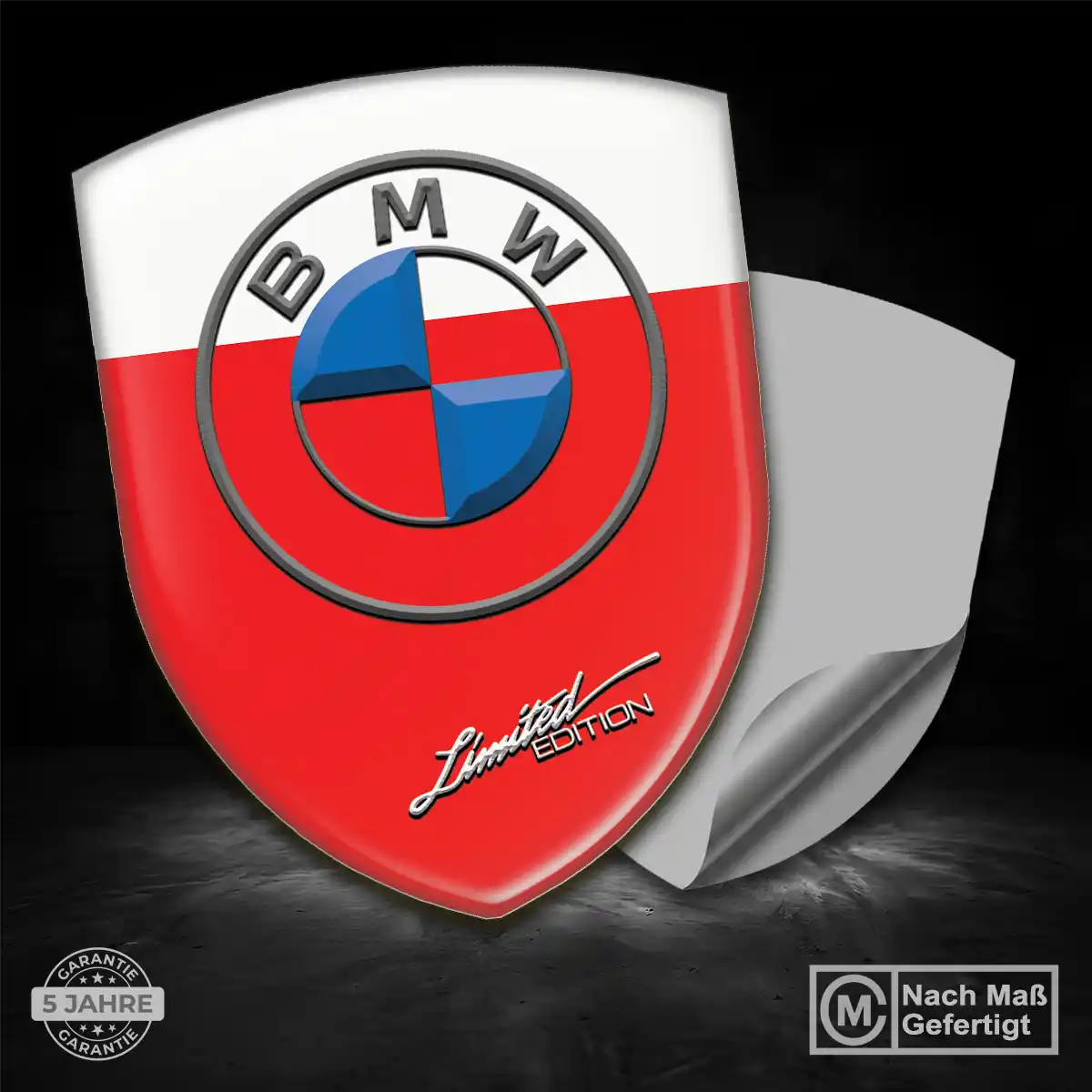 BMW 3D Gel Aufkleber Emblem Auto Luxus-Edition