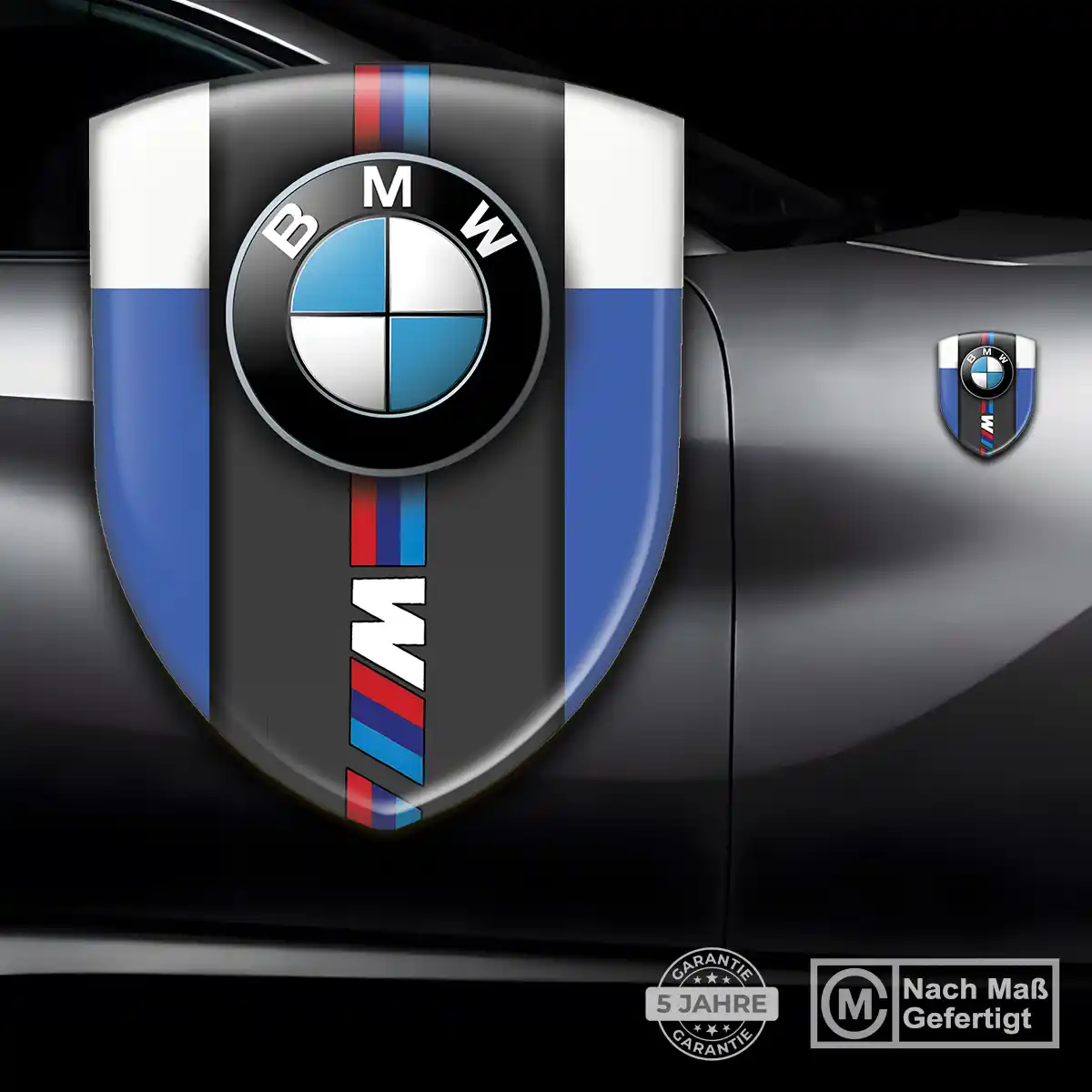 BMW 3D Gel Aufkleber Emblem Hochwertiges Harz