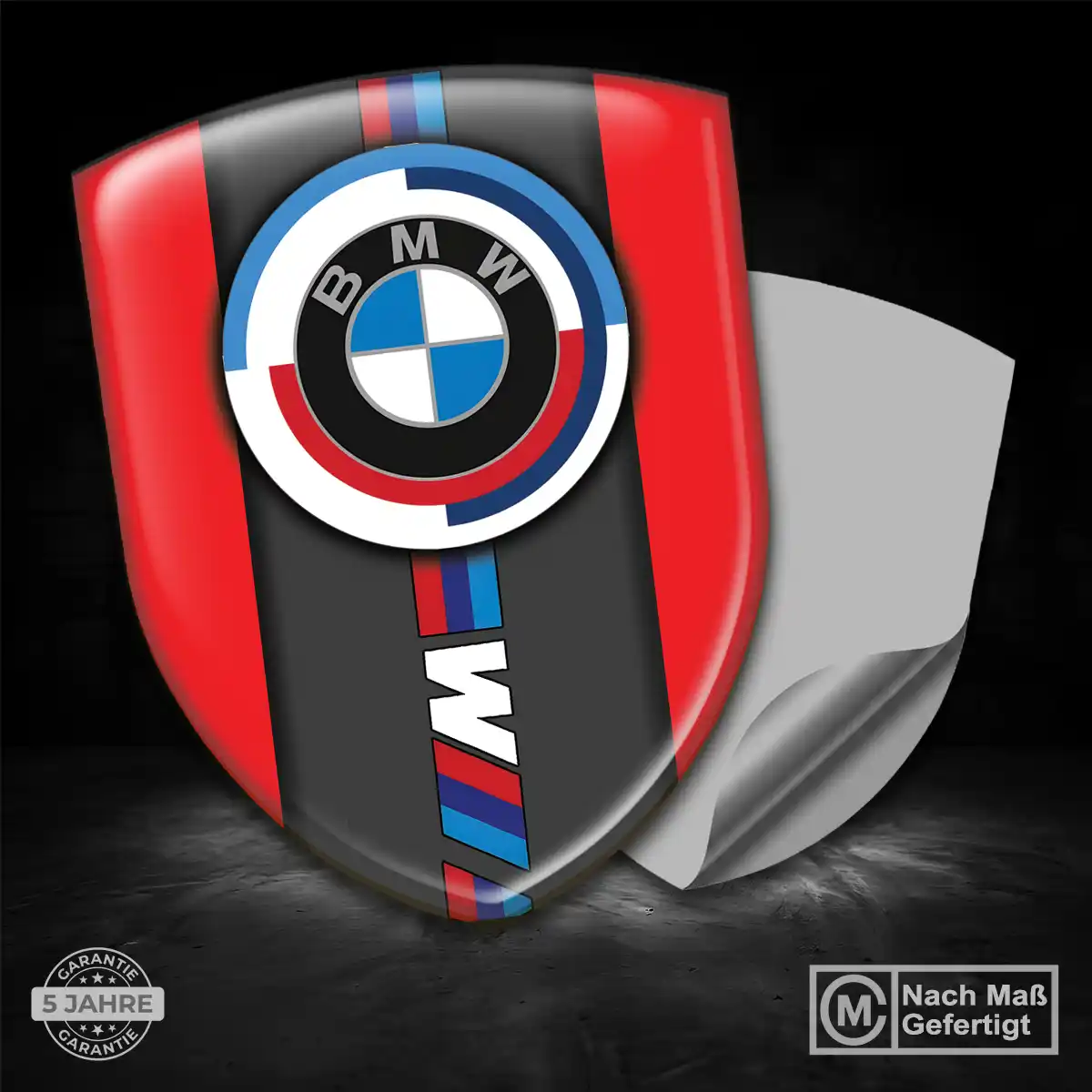 BMW 3D Gel Aufkleber Emblem Premium-Edition