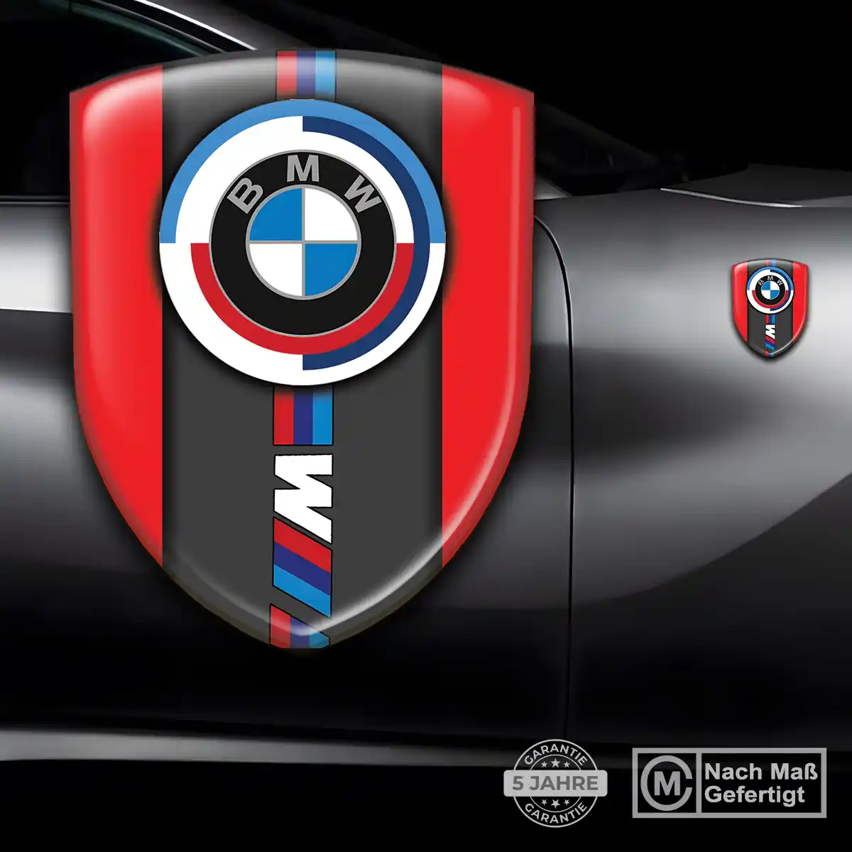 BMW 3D Gel Aufkleber Emblem Premium-Edition