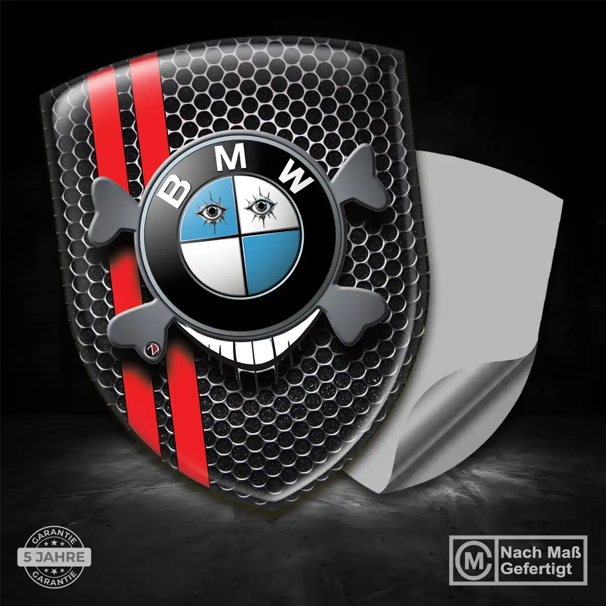 BMW 3D Gel Aufkleber Silikon Auto Luxus-Edition