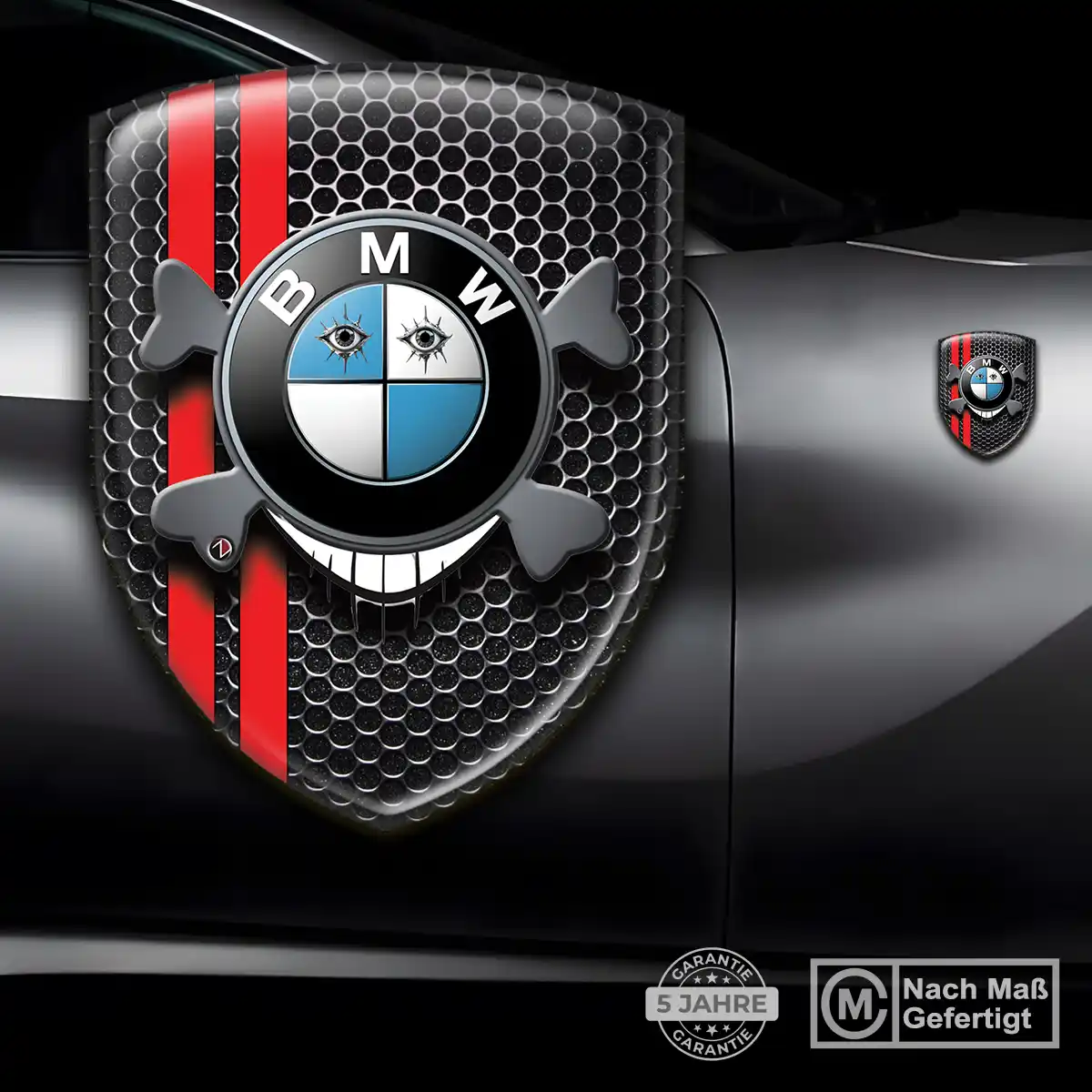 BMW 3D Gel Aufkleber Silikon Auto Luxus-Edition