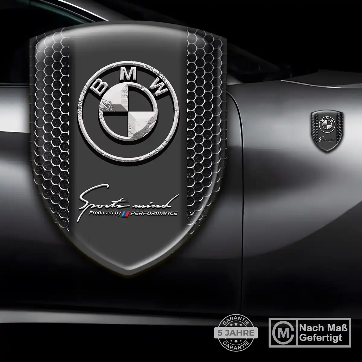 BMW 3D Gel Aufkleber Silikon Auto Premium-Edition