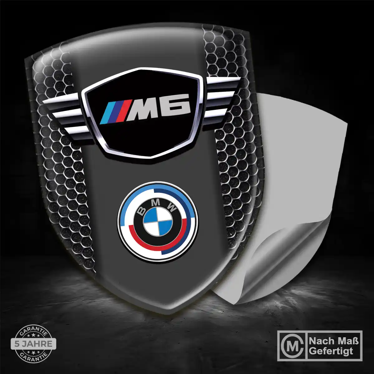 BMW 3D Gel Aufkleber Silikon Auto Stilvolles Design
