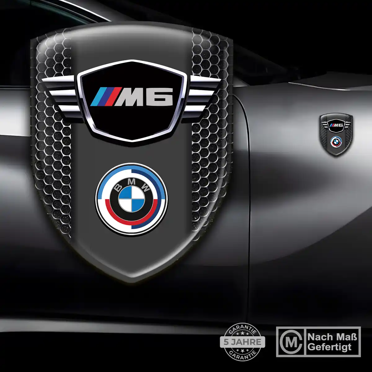 BMW 3D Gel Aufkleber Silikon Auto Stilvolles Design