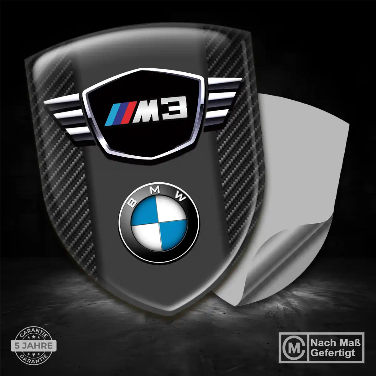 BMW 3D Gel Aufkleber Silikon Limitierte Auflage